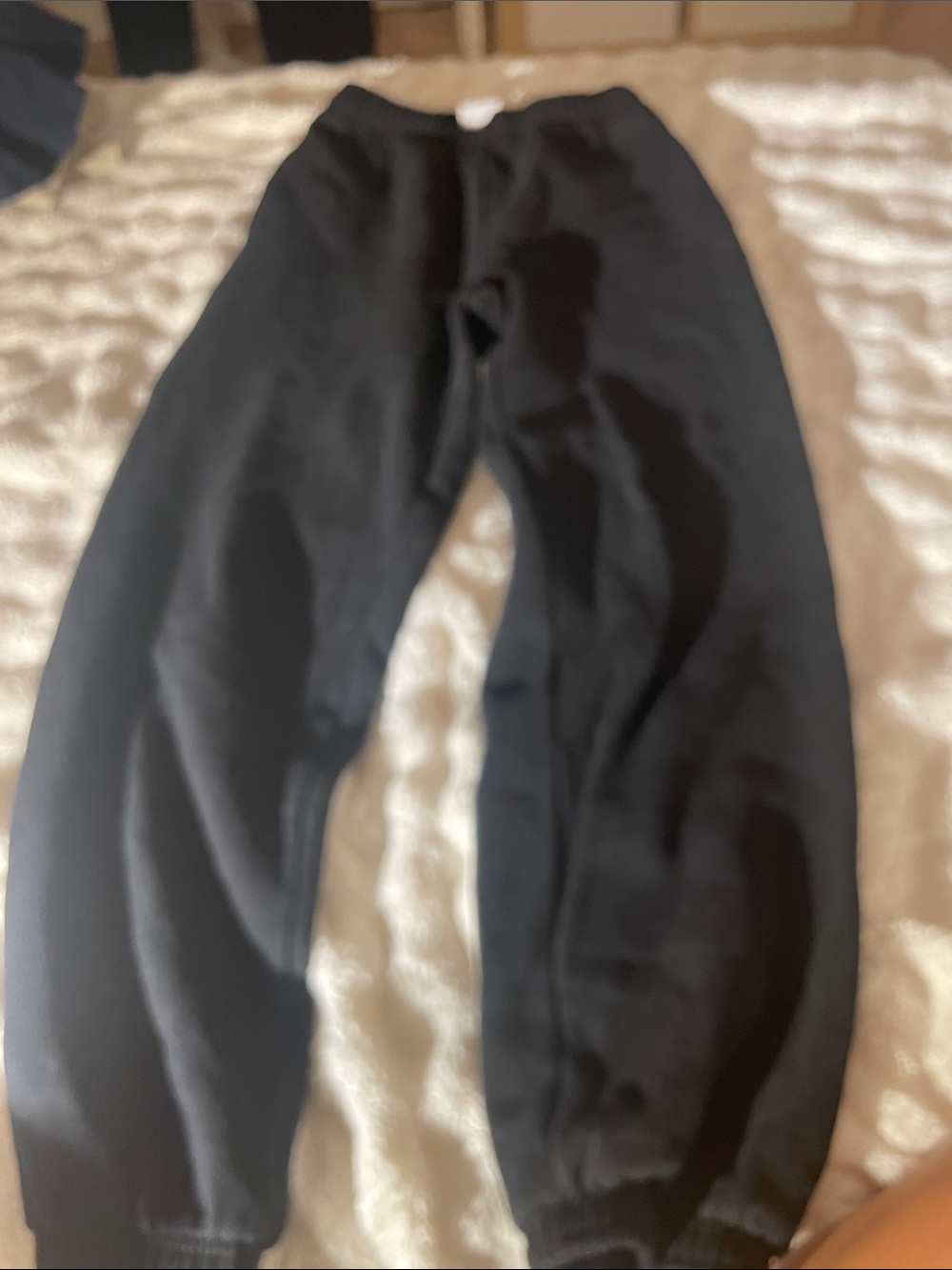 Aritzia Black Womens Baggy Sweatpants